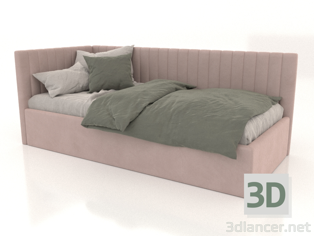3D Modell Pfingstrosen-Kinderbett - Vorschau