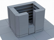 modello 3D di Vetrina comprare - rendering