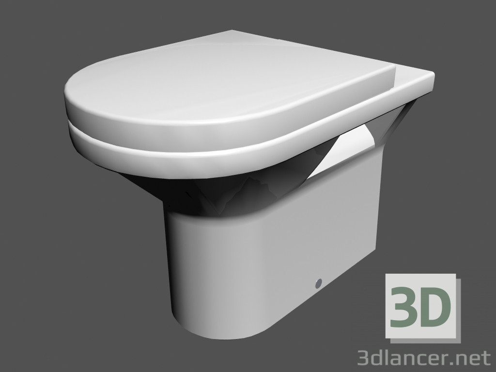 modèle 3D Vivant de plein air toilette L wc1 - preview