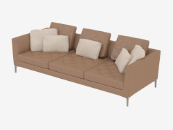 Leather Sofa Triple DS-48-03