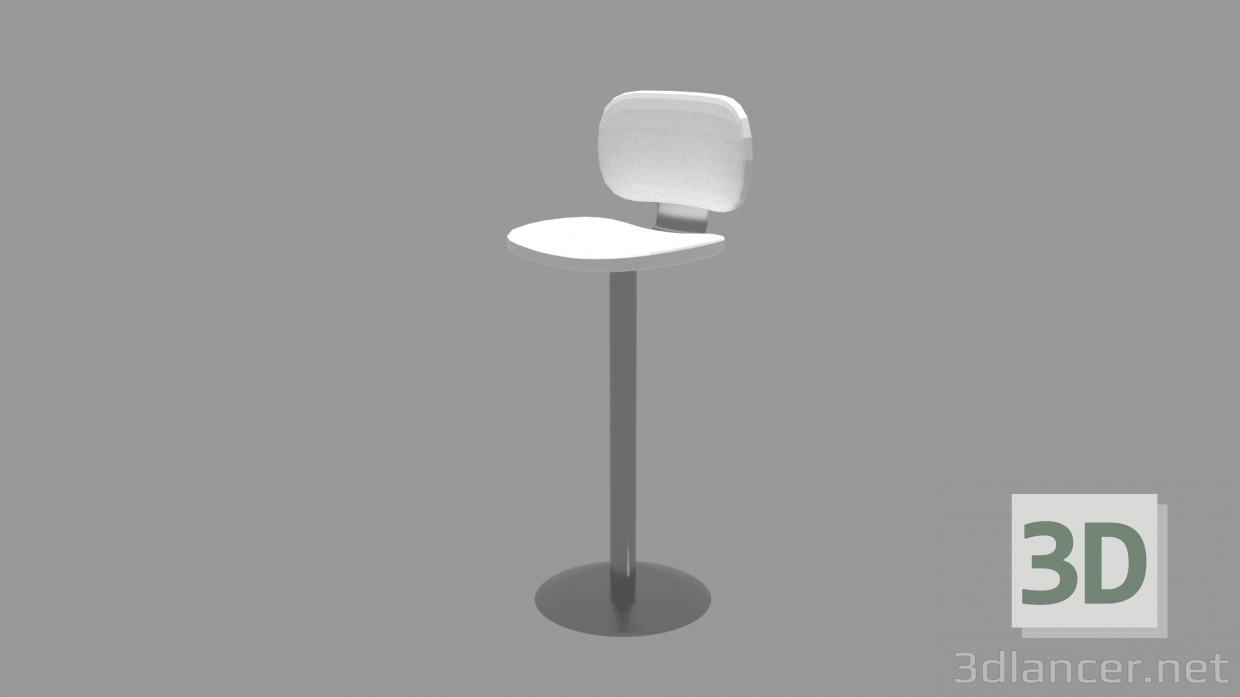 3d model Asiento alto - vista previa