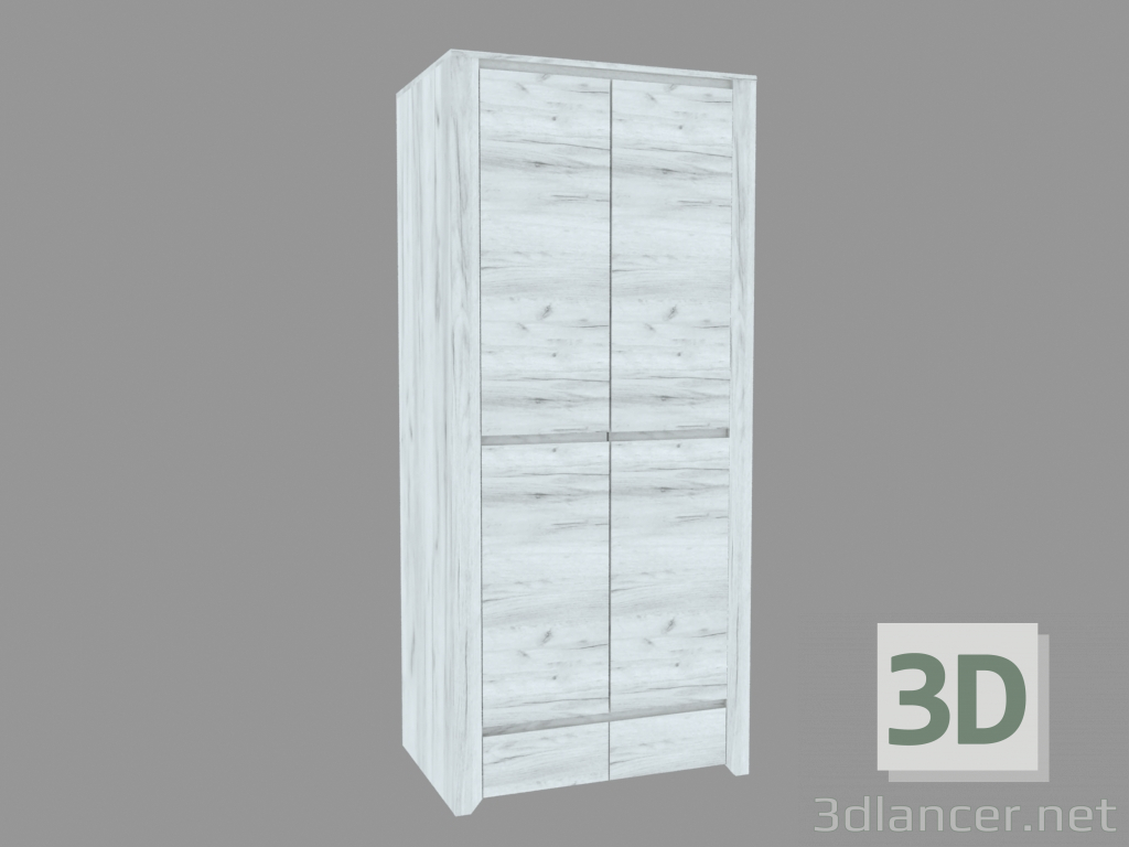 3d model Wardrobe 2D-2S (TYPE 20) - preview