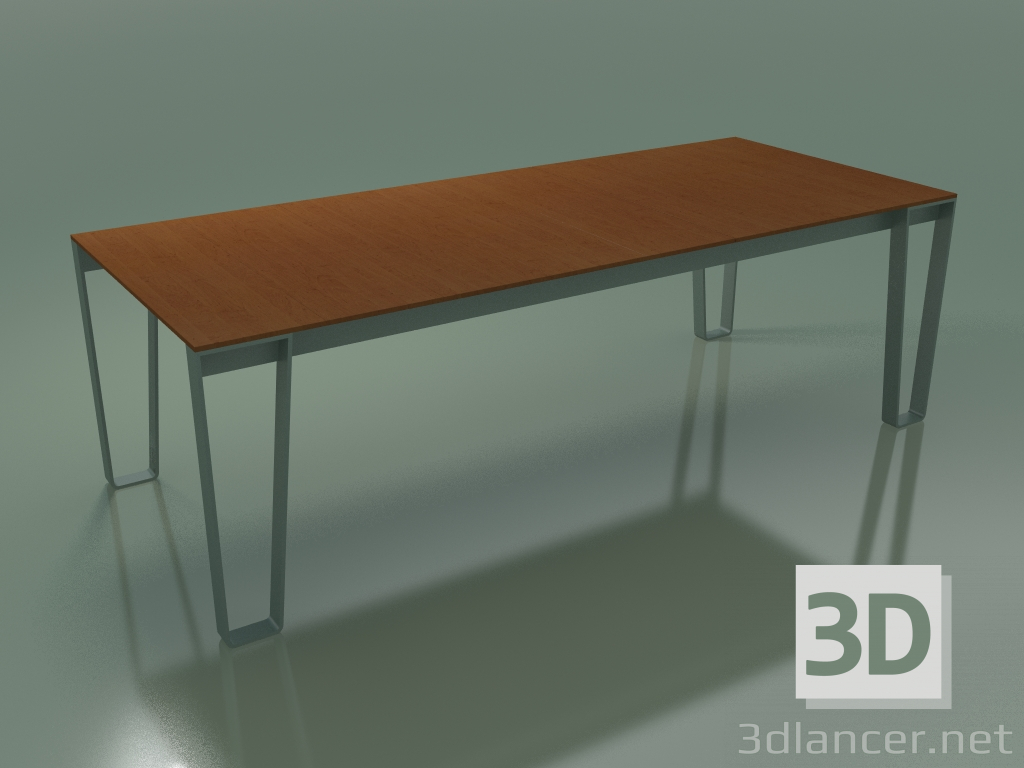 modello 3D Tavolo da pranzo per esterno InOut (933, ALLU-SA, Doghe in teak) - anteprima