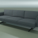 3D Modell 3-Sitzer-Sofa 5247 (H-Beine, schlichte Polsterung) - Vorschau