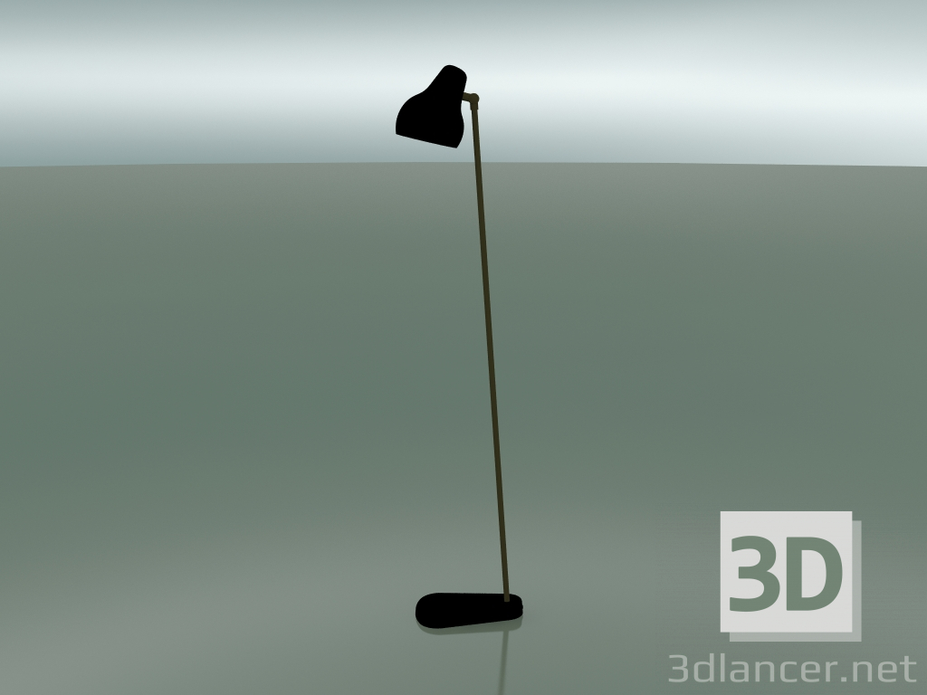 Modelo 3d Luminária de pé VL38 FLOOR (LED 27K, BLK V2) - preview