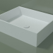 3D modeli Tezgah üstü lavabo (01UN31301, Glacier White C01, L 60, P 48, H 16 cm) - önizleme