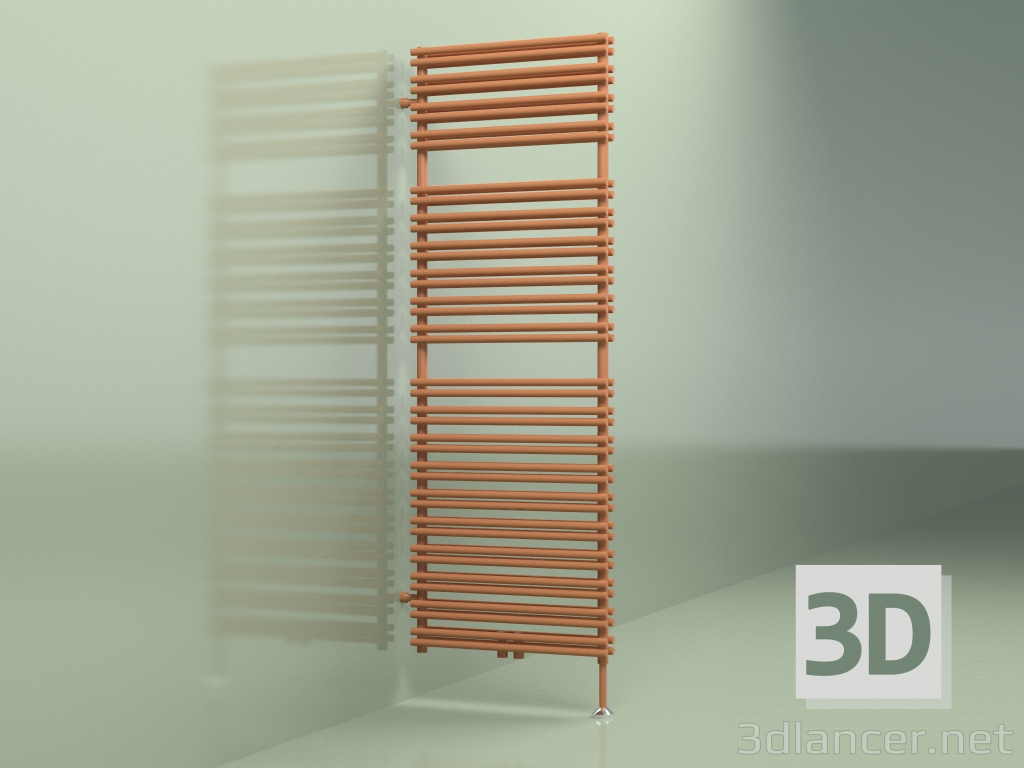 3d model Heated towel rail - Mauritius (MAU 18 06, RAL - 8023) - preview