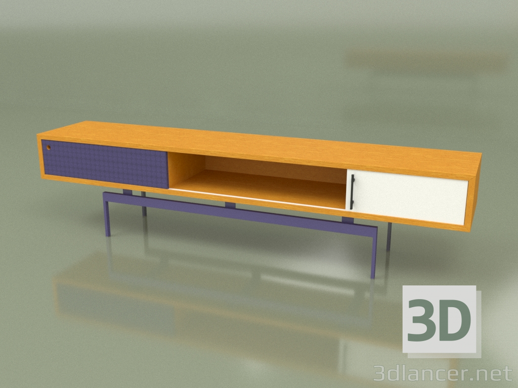 3d model TV cabinet DISCO - preview