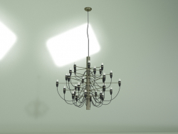 Pendant lamp Model 2097, 30 lights (brass)