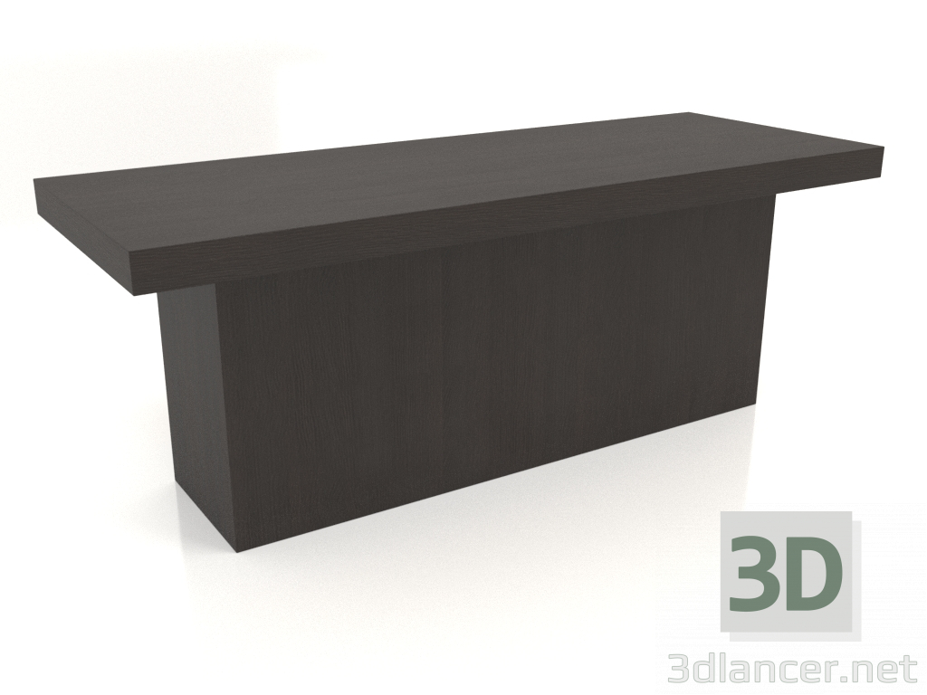 3d model Banco VK 10 (1200x450x450, madera marrón oscuro) - vista previa