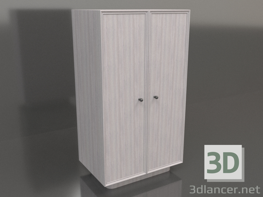 modello 3D Armadio L 04 (602x400x1082, legno chiaro) - anteprima