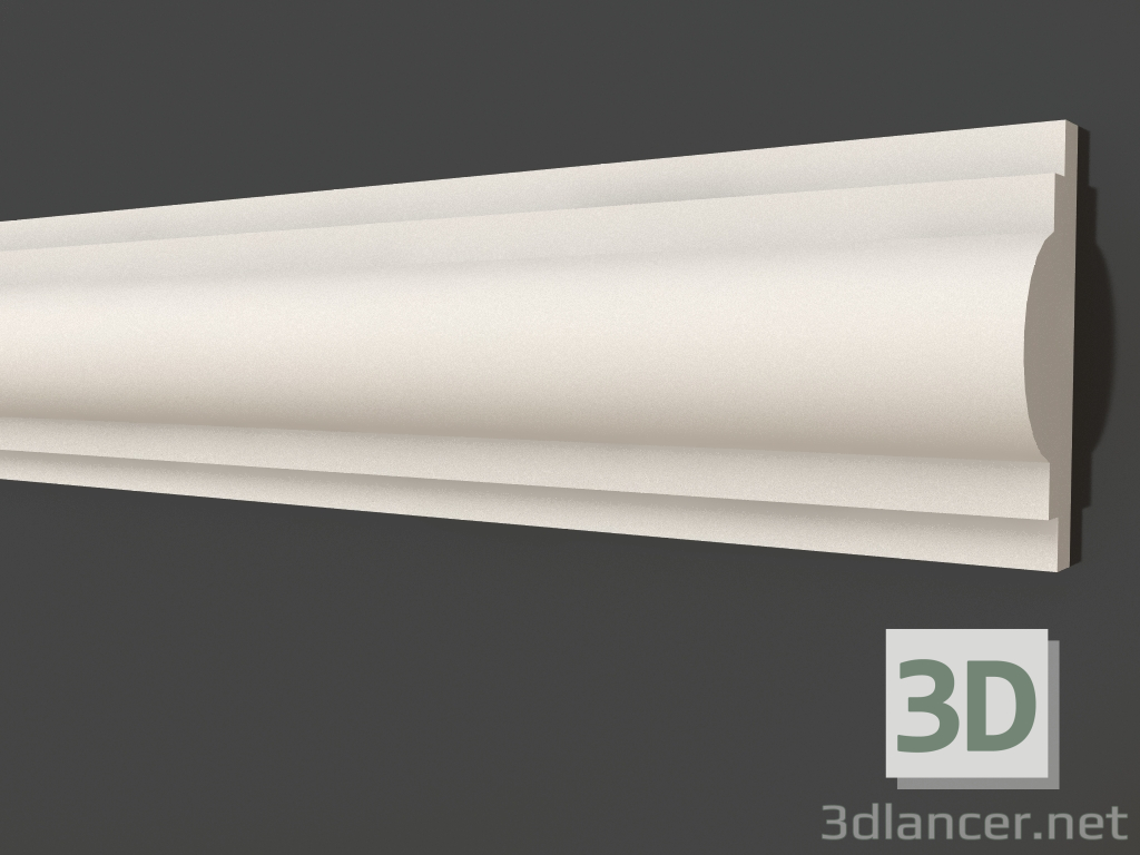 3d model Plaster molding LG 012 (40x15) - preview