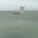 3d model Bar chair 0478 (on a sled, with upholstery of the front part, polypropylene PO00101) - preview