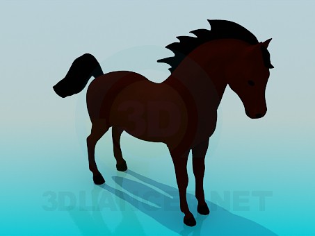 Modelo 3d Cavalo - preview