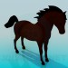 Modelo 3d Cavalo - preview