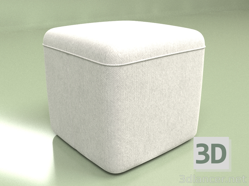 Modelo 3d Pufe Pawai Low quadrado - preview