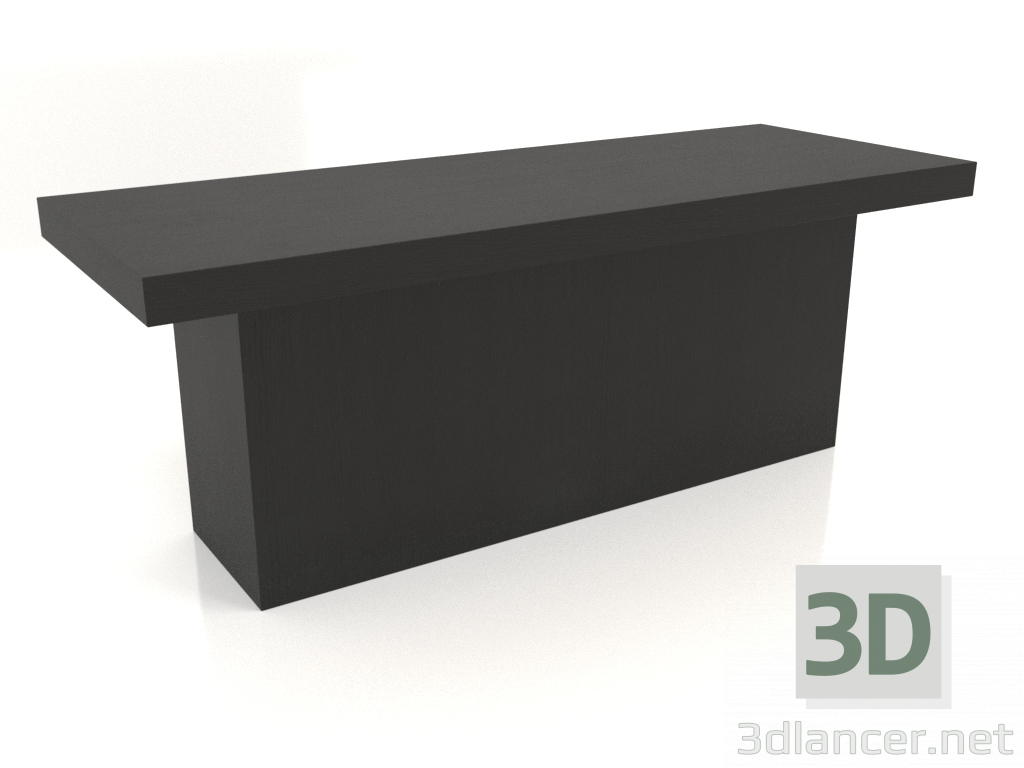 Modelo 3d Banco VK 10 (1200x450x450, madeira preta) - preview