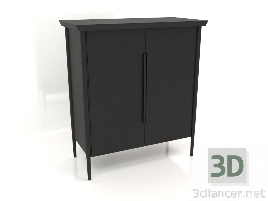 3d модель Шафа МС 04 (1114х565х1245, wood black) – превью