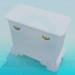 modèle 3D Commode blanche - preview