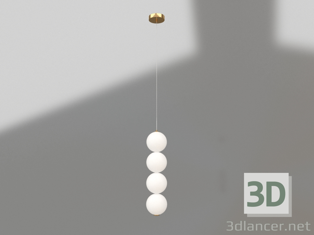 modello 3D Ciondolo Moni bianco (07627-4.01) - anteprima