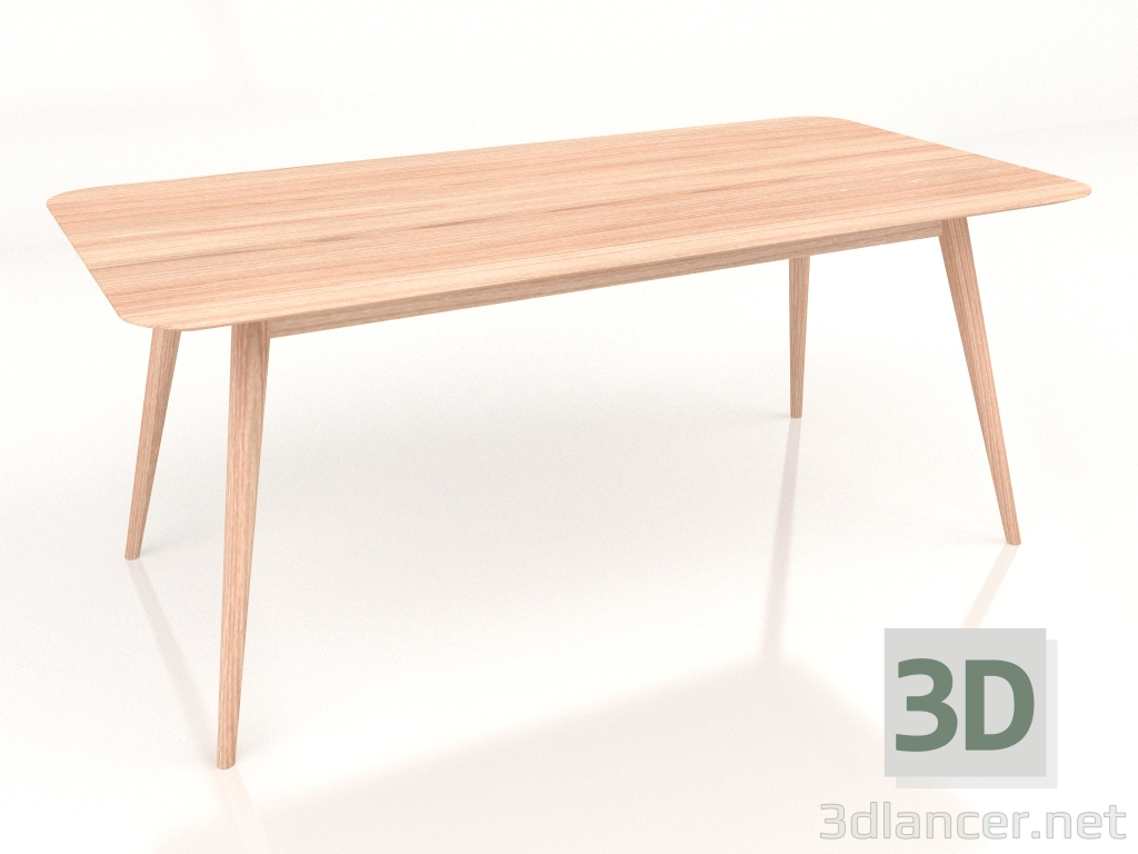 modèle 3D Table à manger Stafa 180 - preview