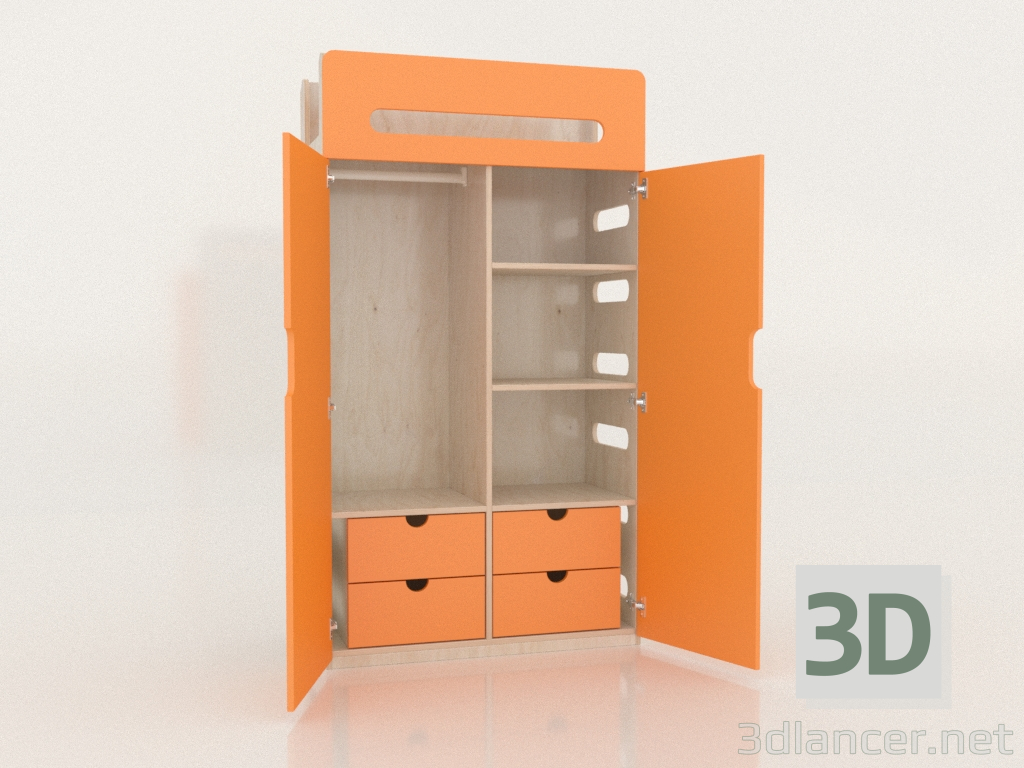 modello 3D Armadio aperto MOVE WD (WOMWD1) - anteprima