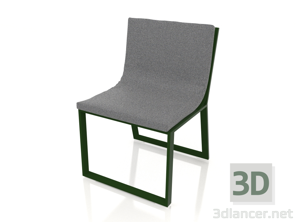 3d model Dining chair (Bottle green) - preview