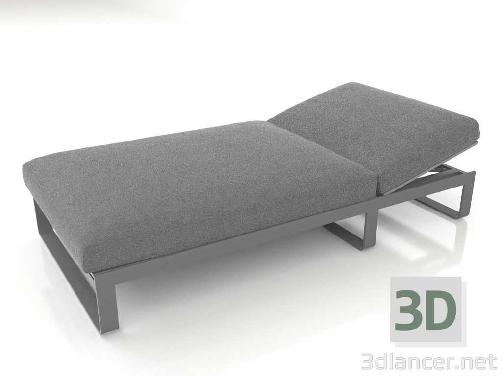 3d модель Кровать для отдыха 100 (Anthracite) – превью