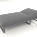 3d model Lounge bed 100 (Anthracite) - preview