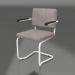 3d model Ridge Rib Kink Chair (Cool Gray) - preview