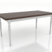 Modelo 3d Mesa de jantar 1600x800 mm (branco, nogueira escura) - preview