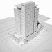 3d model El edificio del centro de negocios - vista previa