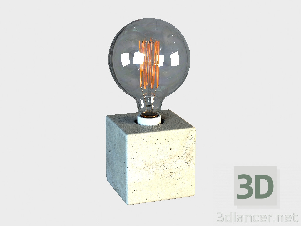 Modelo 3d Candeeiro de mesa cubo candeeiro de mesa (TL060-1) - preview