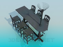 Table with chairs