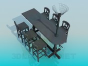 Table with chairs