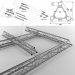 3D Modell Metalltraversen - Vorschau