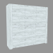 3d model Wardrobe 3D (TYPE 22) - preview