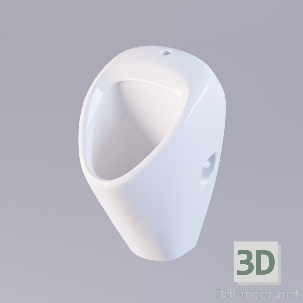 3D Modell Urinal - Vorschau