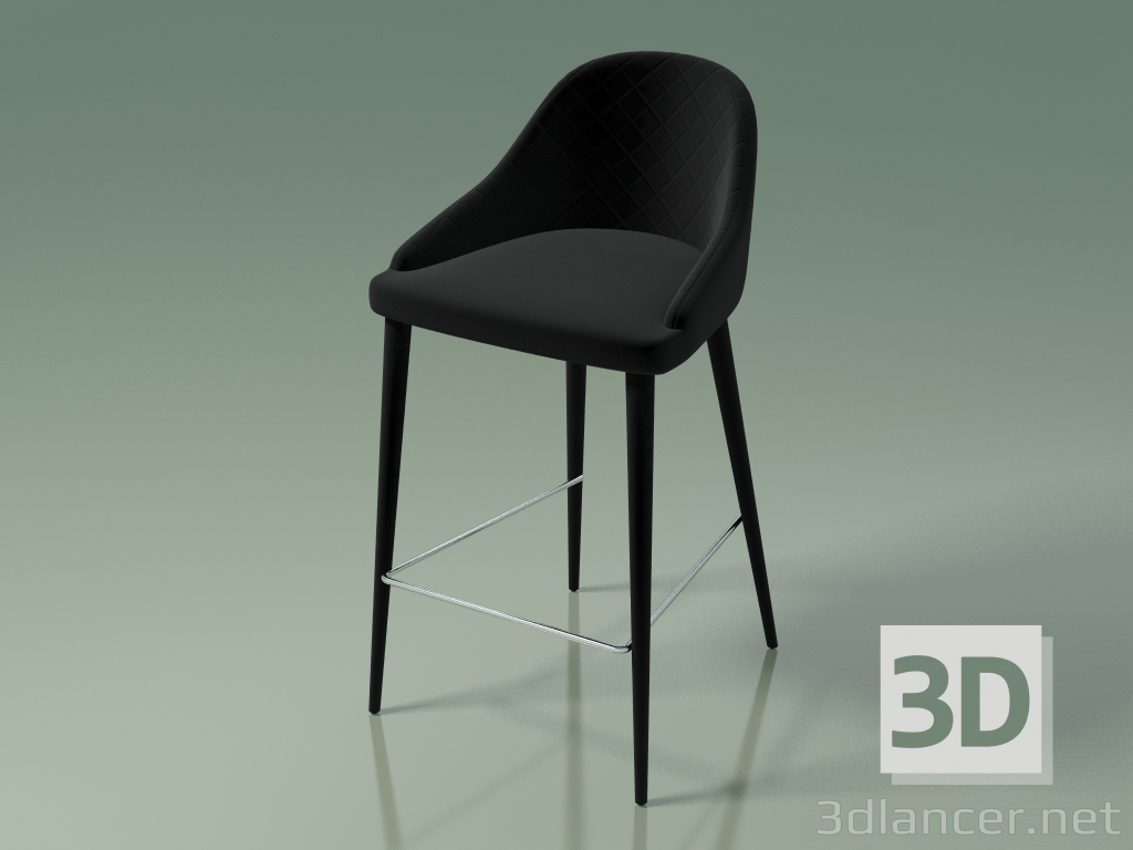 3d model Half-bar chair Elizabeth (111276, black) - preview