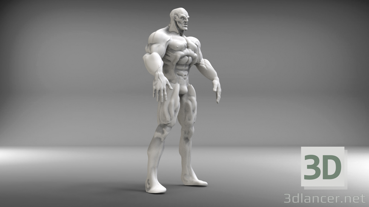 3d model Hombre fuerte - vista previa