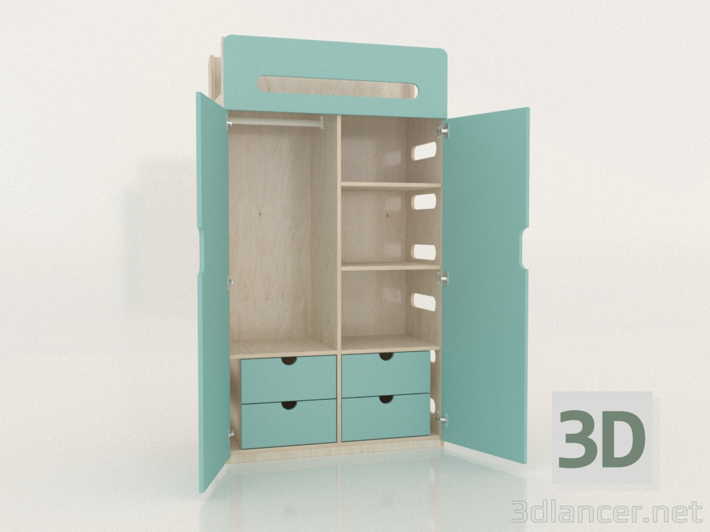 modello 3D Armadio aperto MOVE WD (WTMWD1) - anteprima