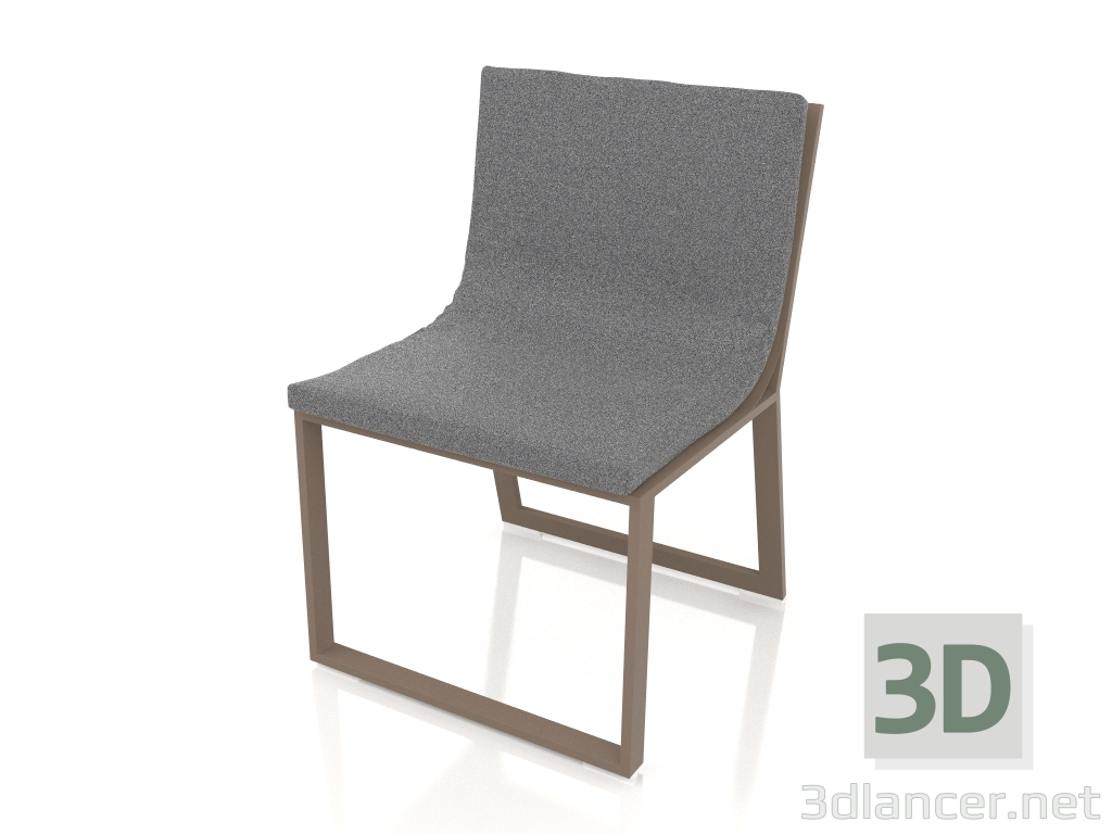 modèle 3D Chaise de salle à manger (Bronze) - preview