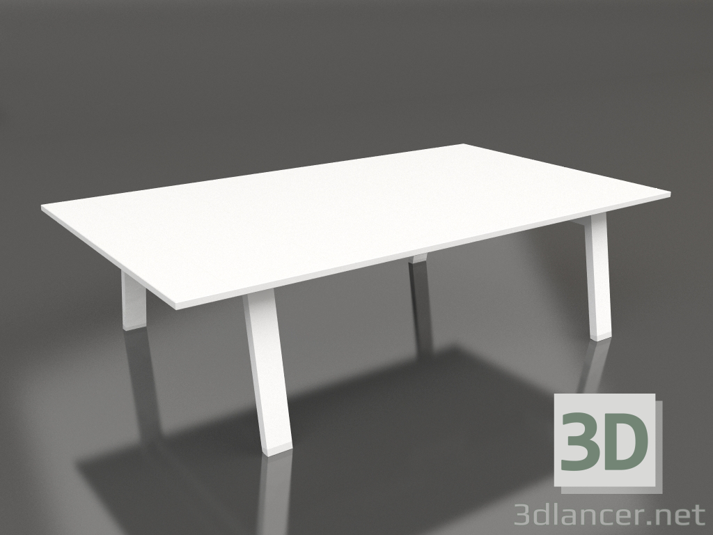 modèle 3D Table basse 120 (Blanc, Phénolique) - preview