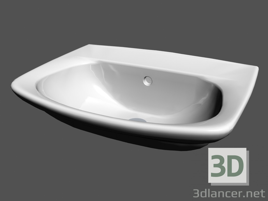 modello 3D Lavabo piccolo r1 l moderna - anteprima