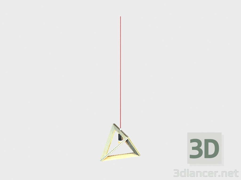 modello 3D Lampadario a bracci DIAGONA Lampadario (CH104-1) - anteprima