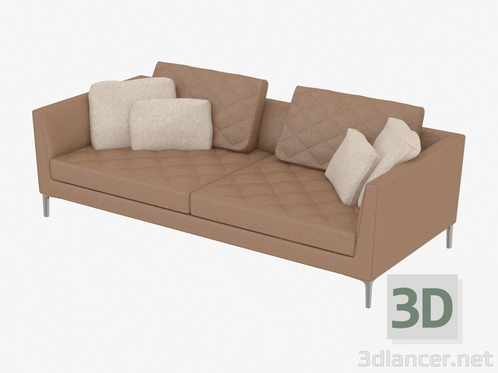 3d model Sofá modular de cuero DS-48-23 - vista previa