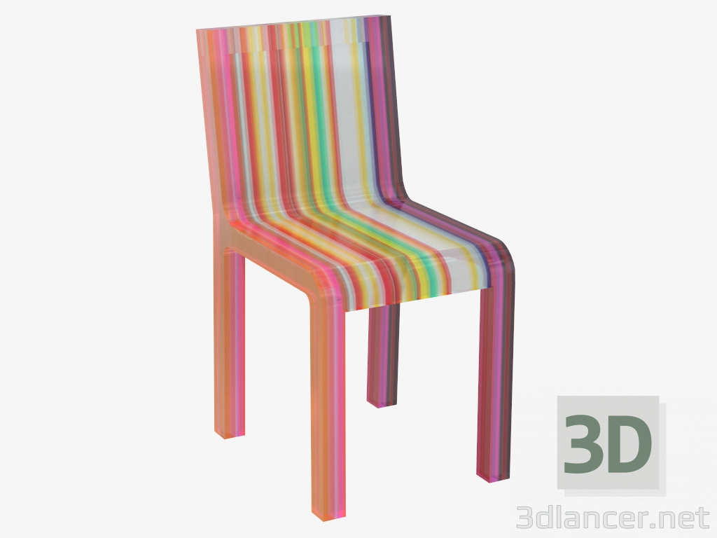 3d модель Стілець обідній Rainbow Chair – превью