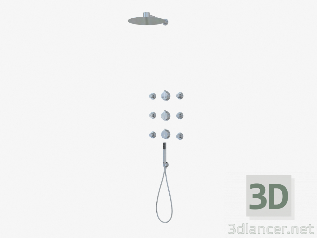 3d model Flush shower panel Multi-System (NAC 091T) - preview