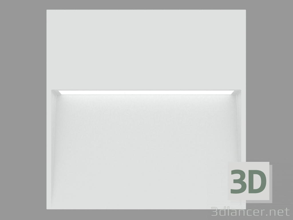 3D Modell Die Lampe ist in die Wand eingelassen. SKILL SQUARE 270 (S6255N) - Vorschau