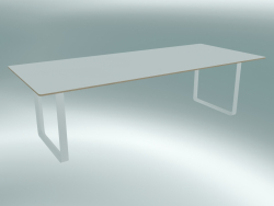 Mesa 70/70, 255x108cm (blanco)